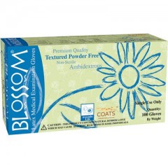 Blossom® Powder Free Latex Exam Gloves with C.O.A.T.S.™  Size XS